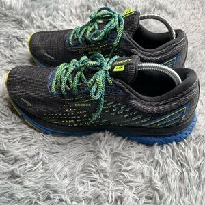 Brooks Sneakers Mens Size 10.5 Ghost 13 Running Shoes Black Blue